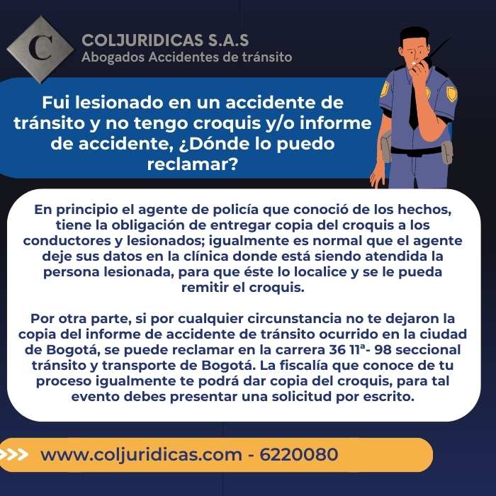 como solicitar el croquis de un accidente de tránsito