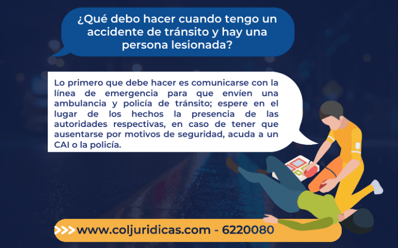 lesionados por accidentes de transito en colombia