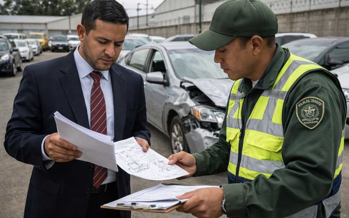 Croquis, patios y entrega de vehículo
